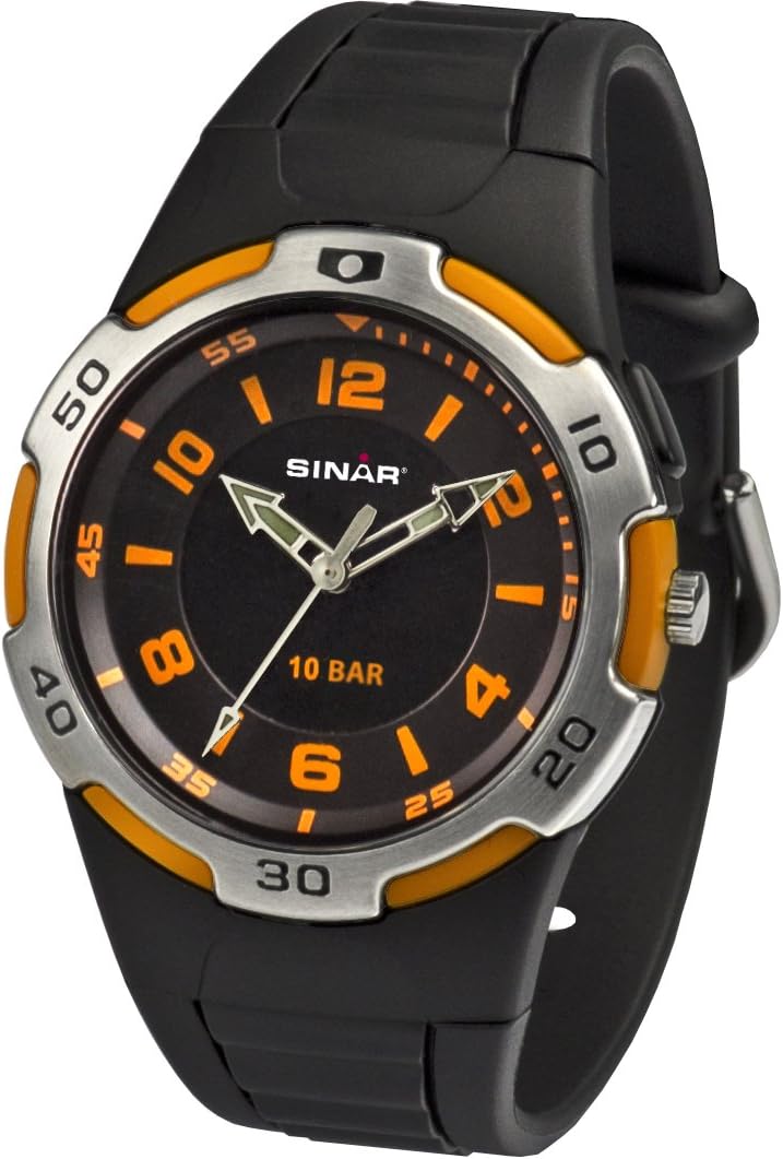 Sinar XB-21 – 9 – Wrist Watch, Black Rubber Strap