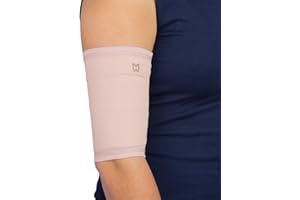 Mighty Well PICCPerfect PICC Line Cover: Soft Touch Double Layer PICC Line Arm Cover | Solid Blush, Medium
