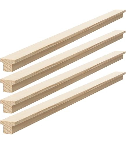 Classic Center Mount Drawer Tracks - 4 Pack Beech Wood Undermount ...