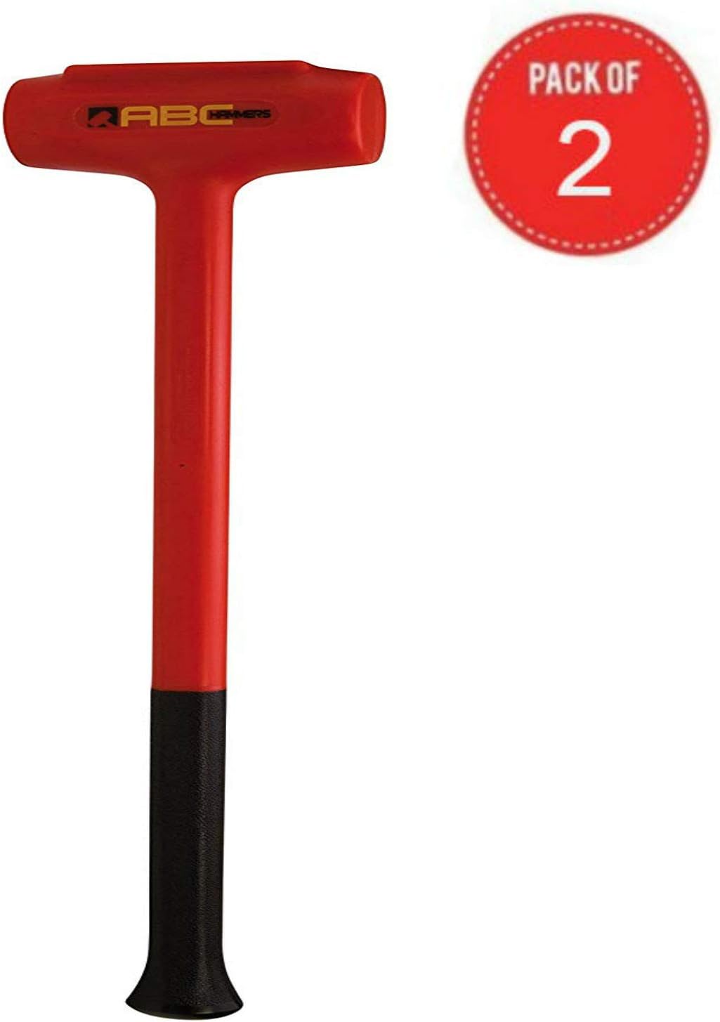 ABC Hammers Polyurethane Dead Blow Hammer (9-Pound Pack of 2)