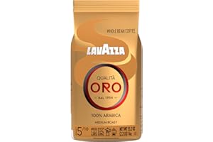 Lavazza QualitÃ Oro Whole Bean Blend, Medium Roast, 2.2 Pound (Pack of 1) ,100% Arabica, Central America & African highland origins, Fruity & Aromatic