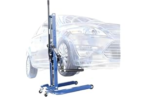 LGYORWAY Portable Car Lift, Single Post Mobile Type, Supports Vehicles Up to 8800 LBS, Multi-Functional for Cargo Handling, Car Lift for Garages and Home or Outdoor, 24-Month Parts Replacement