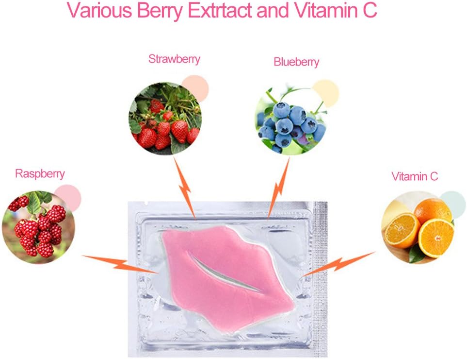 15 pcs Lip Mask, Pink Crystal Collagen Beauty Exfoliating Moisturizing Anti-crack Skin Care Product, Lip Care Beauty Care - Image 3
