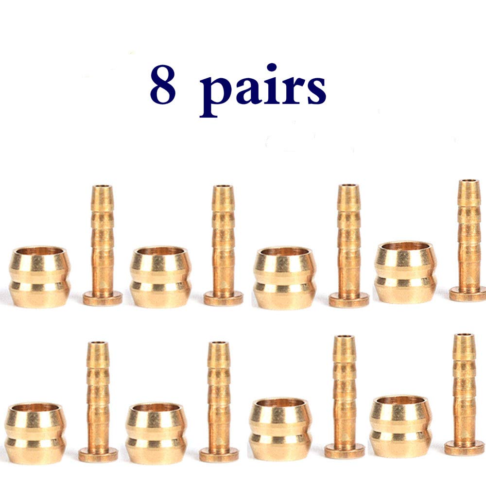 Bicycle Bike Brake Hose Olive and Connecting Insert for Shimano SM-BH90/BH59 Hydraulic Disc Brake Hose,8 Set Hose Olive Insert