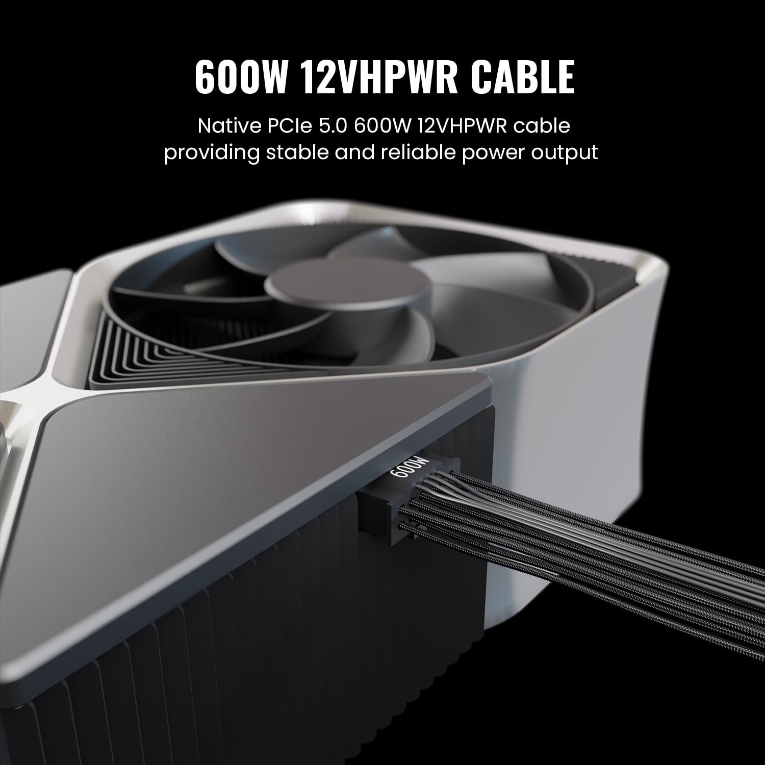 Enermax Revolution D.f. X Argb Atx3.0 Pci-E 5.0 Compact Gaming&Amp;Streaming Pc Power Supply 1650W 80Plus Gold (Full Modular, 2X 12Vhpwr, Semi Fanless), Ert1650Ewt, Black - View 10