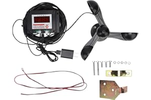 3 Blade Fan Anemometer Tower Crane Wind Speed Sensor Alarm Function Tower Crane Accessory 100V to 240V US Plug