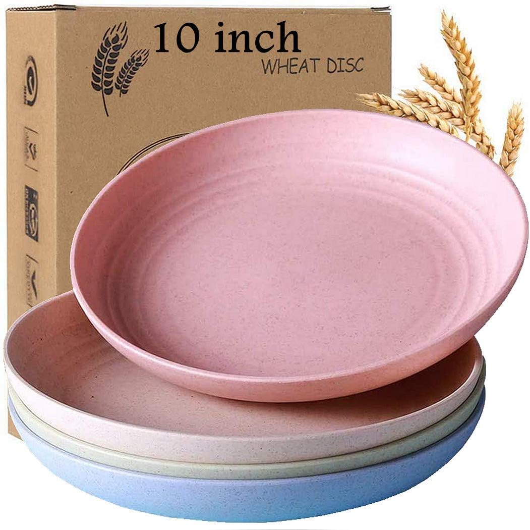Wheat Straw Plates Dishwasher & Microwave Safe Plate