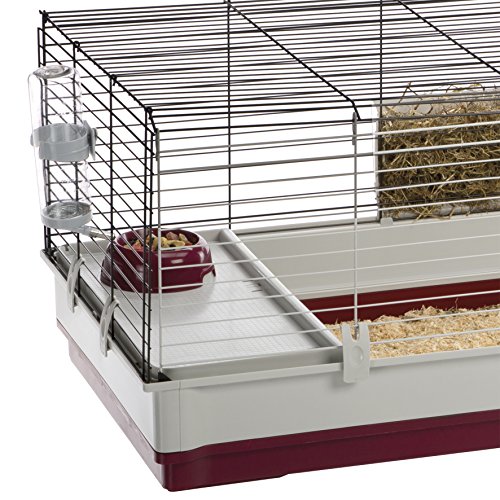 Ferplast Krolik Rabbit Cage ExtraLarge Rabbit Cage w/Wood or Wire
