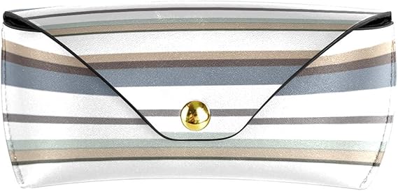 Amazon Co Jp La Rose メガネケース サングラスケース ストライプ おしゃれ かわいい マグネット式 軽量 鼻当て 固定パーツ 高級感 ハード 老眼鏡 プレゼント 男女兼用 ドラッグストア