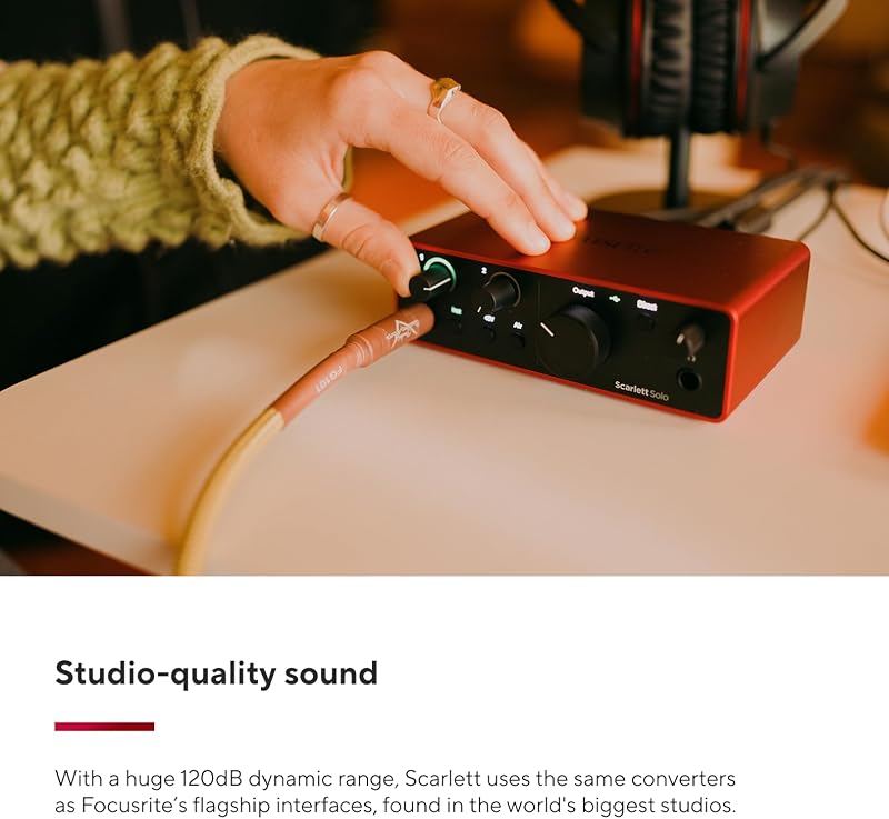 Scarlett Solo 4th Gen Interfaccia audio USB-C