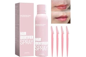 GEBUTP Hair Identifier Spray For Face Shaving, 𝑺𝒌𝒏𝒃𝒐𝒅𝒚 hair removal face shave spray, Touch Flawless Dermaplane Facial Exfoliator and Hair Remover, Hair Identifier Spray for Face Dermaplaning (1pc)