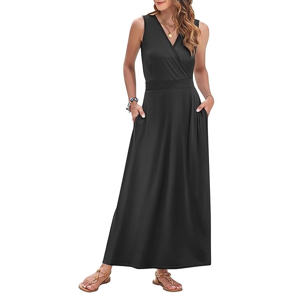 maxi dress with pockets - black product info and reviews Cupshe Women's Chic Strapless Maxi Dress with Lace Trim-M-Black