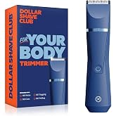 Dollar Shave Club - for Your Body Trimmer - Shower Safe Body Hair Trimmer | Waterproof Design, Pubic Hair Trimmer for Men and Women, Rounded Ceramic Blades for Shaving Any Body Part, Body Hair Trimmer