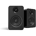 Kanto YU 140W Powered Speakers with Bluetooth® 4.2 and RCA Input | Features Signal Detection and Auto Stand-by | Remote Included | Pair | Matte Black