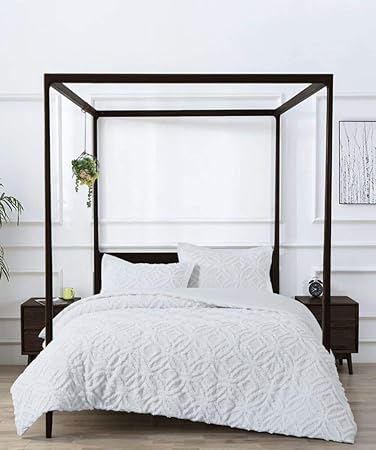 Amazon Com Ellison White Birch Wedding Ring Chenille Tufted 3