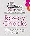Rose-y Cheeks, Natural Organic Luxe Cleansing Mist for Your Baby's Cute Tushy; Soothing Spray-On No-Rinse Cleanser With Organic Rose Water, Calendula and Chamomile Extract for the Diaper Area; 4 fl oz