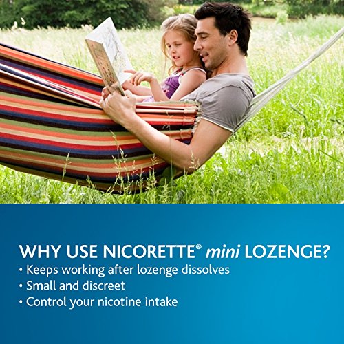 4 Nicorette+Nicotine+Lozenge+Smoking+Flavor