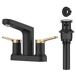 KRAUS Indy Centerset Bathroom Faucet in Spot-Free