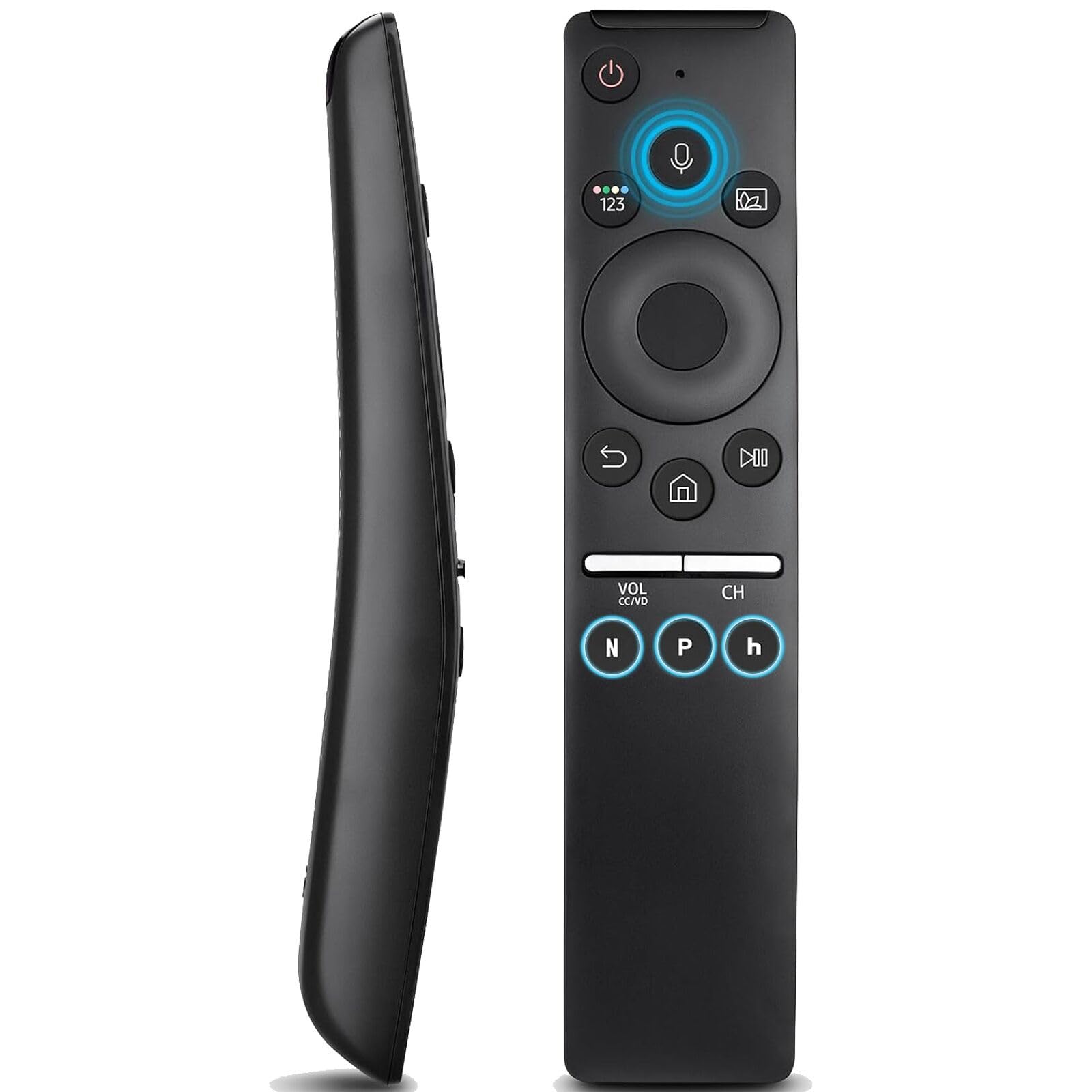 Photo 1 of Replacement Voice Control for Samsung-Smart-TV-Remote, for Samsung Crystal UHD QLED Curved 4K 8K Smart TVs(2020/2021)