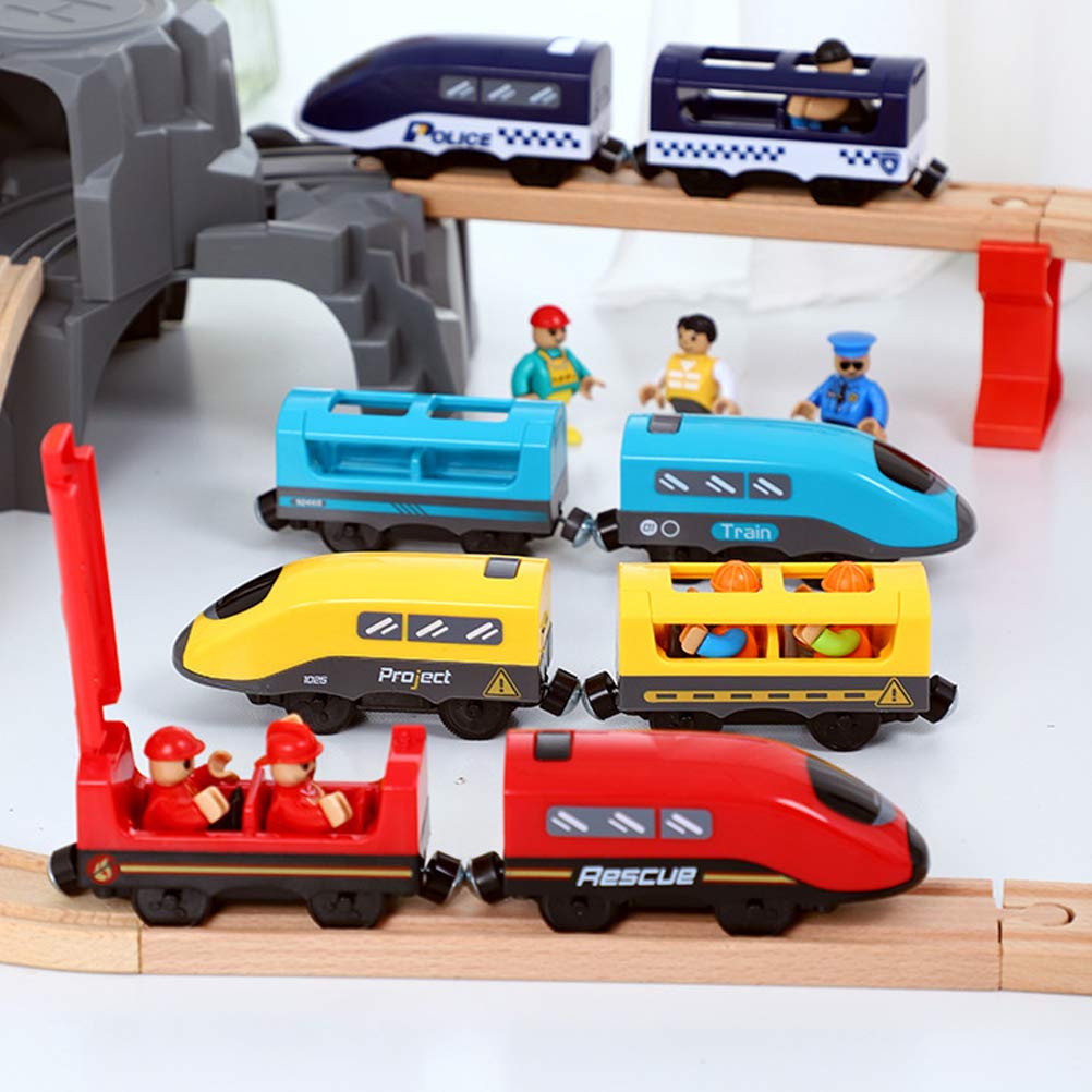 tren de madera electrico