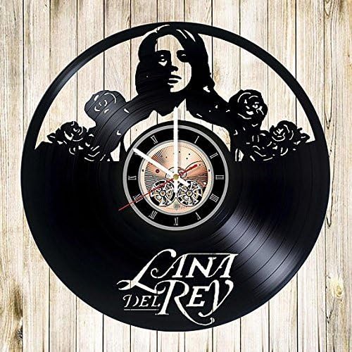 Handmade Vinyl Wall Clock Lana Del Rey music Vinyl Record Wall Clock gift idea wall art decor Lana Del Rey music Vinyl Record Wall Clock gift idea wall art decor zoom