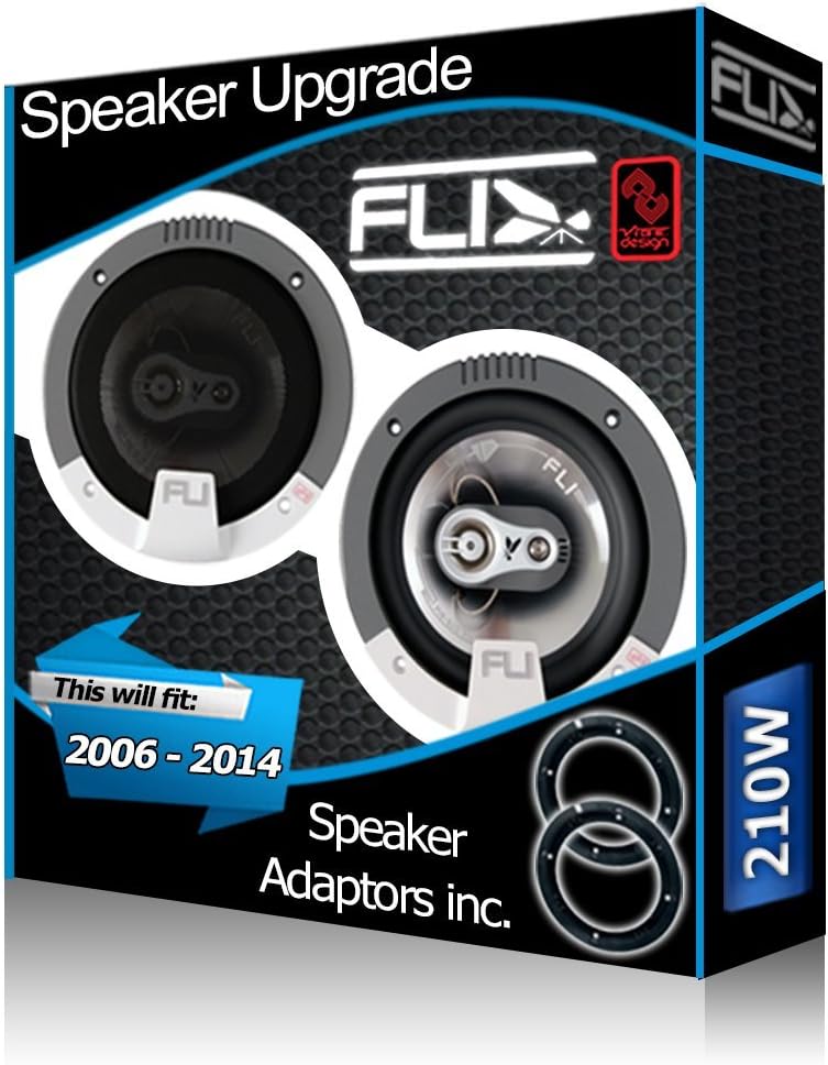 Corsa D Front Door Speakers Fli car speakers + speaker adapters 210W
