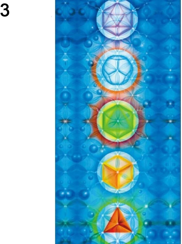 yanQxIzbiu Wall Hanging Tapestry Rainbow 7 Chakra Bohemia Blanket Tapestry Summer Beach Towel Yoga Mat - 3#