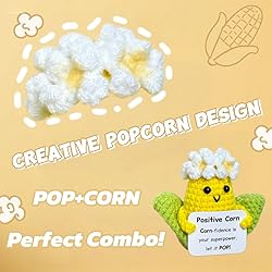 Positive Crochet Corn with Confidence Emotional
