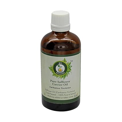 R V Essential Pure Safflower Carrier Oil 100ml- Carthamus Tinctorius