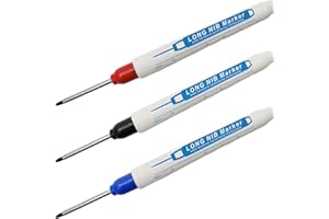 Marker Pens Long Head Deep Hole Marking Pen Waterproof Multi-Purpose Colorful Black Blue Red Woodworking Home Decoration Proc