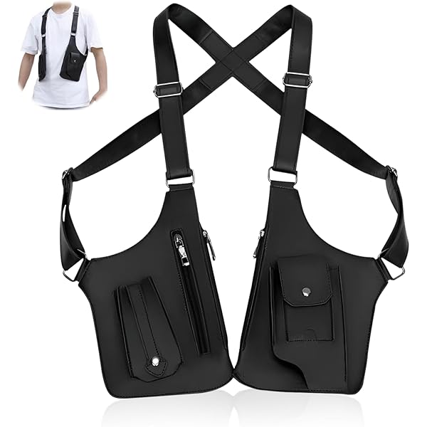 Amazon.com: Wshxjzyay Double Shoulder Armpit Bag for Men