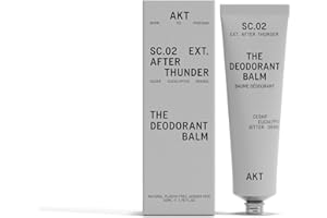 AKT Deodorant Balm 1.7 Fl Oz, Natural Deodorant for Men and Women, Award-Winning, Multi-use, Cream Deo Without Aluminum, Sc.02 After Thunder, Plastic Free, All Genders