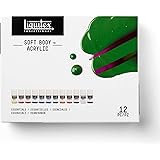 Liquitex Professional Soft Body Acrylic Paint, 12 x 22ml (0.74-oz), Essentials Set