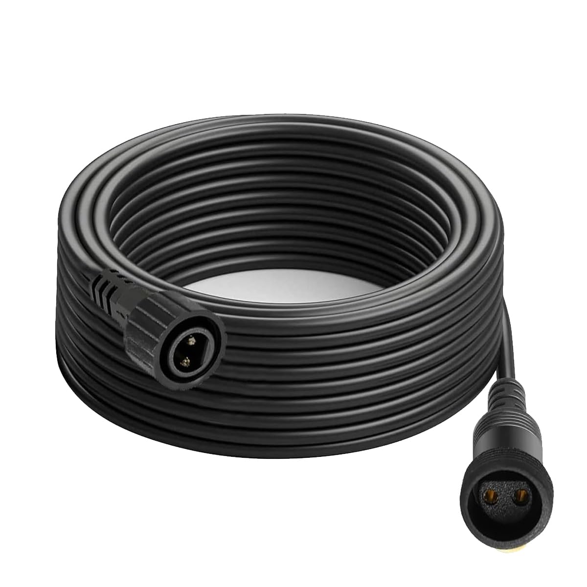 Cozymeow Christmas Lights Extension Cable, 10M/32.8Ft 2 Pin Connector IP65 Waterproof Fairy Light Extension Lead Cord for G40 Globe Outdoor Festoon/Icicle/Xmas/Net/Curtain String Lights