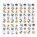 144 Piece Nautical Party Supplies: 12 Pencils 12 Sticker Sheets 48 Erasers and 72 Tattoos, Blue Toys Ahoy Decorations Decorative Fish Starfish Sea Shells Anchor Theme for Baby Shower Birthday Wedding