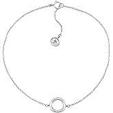 Silpada .925 Sterling Silver Anklet for Women, Ankle Bracelet, Jewelry Gift Idea, 'Karma', 9" + 1"