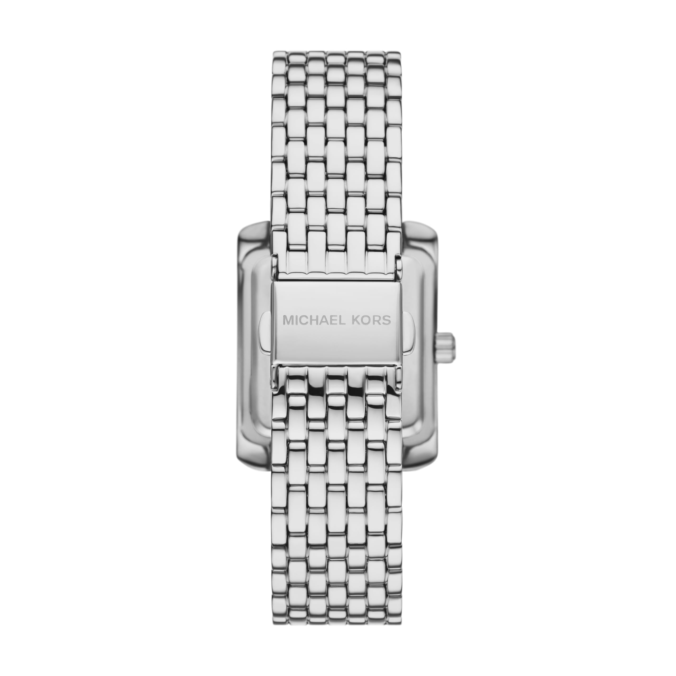 Michael Kors Emery Women's Watch, Rectangular Stainless Steel Watch for Women with Steel or Leather Band