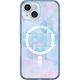 OtterBox iPhone 13, 14, 15, and 16e Symmetry Series Clear Case - Opal Prism Blue