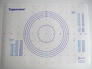 TUPPERWARE Backen Teigunterlage blau auch für Knete Fix&Fertig Backunterlage 7421