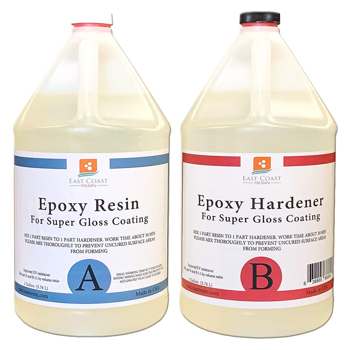 Best Crystal Clear Bar Table Top Epoxy Resin 2 Gallon Kit