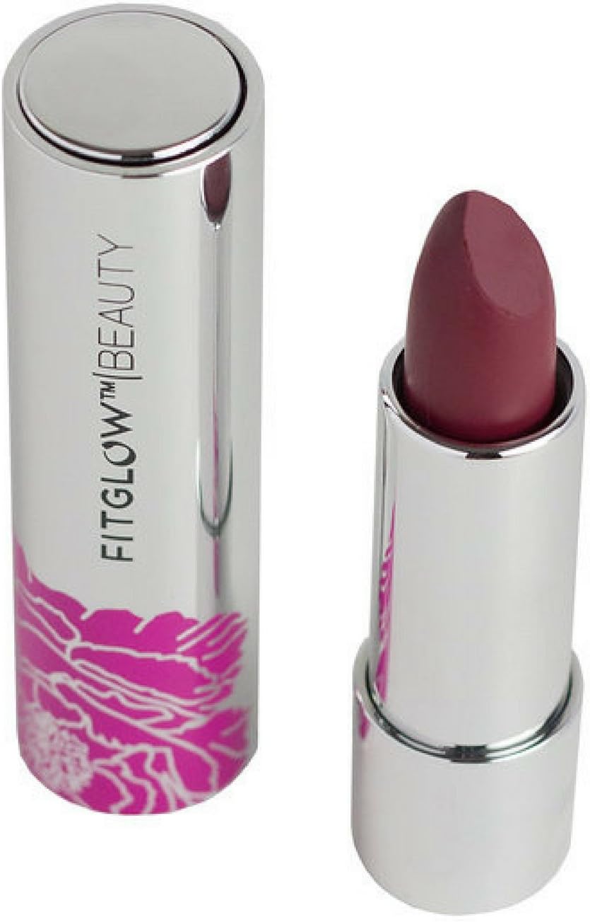 Fitglow Beauty Lip Color Cream in Adore - Vegan & Organic 3-in-1 Pigmented Lip Treatment with Pomegranate Sterols & Peptides (5g)