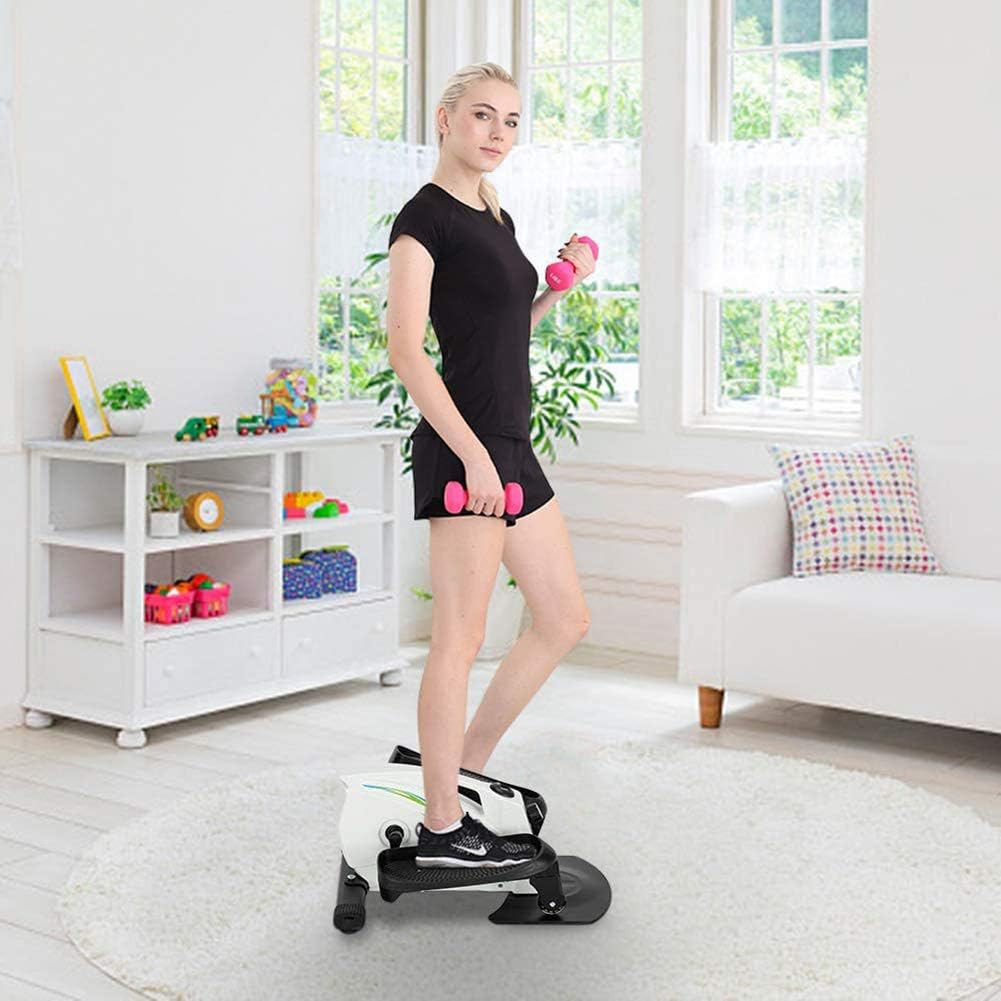 FYLD Under Desk Elliptical Machine,Portable Mini Pedal Exerciser Compact Strider for Home Office Exercise(Non-Electric Model)