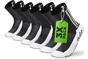 LUX SPORTS Lux Dual Grip Socks - Soccer Grip Socks for Men and Women. GripArray Performance & Comfort