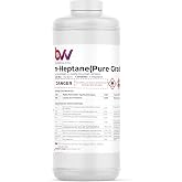 BEST VALUE VACS Lab Grade N-Heptane - Ultra High Purity Solvent - 99.3% Pure Dessolving Heptane Solution - 1 Quart