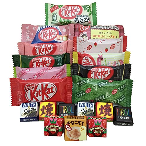TONOSAMA CANDY SELECTION 20, Japanese Kit Kat 11 pcs & Tirol 9pcs.