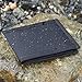 Flowfold Vanguard Limited Slim Front Pocket Bifold Wallet - Light Weight - Minimalist - Made in the USA - Jet Black