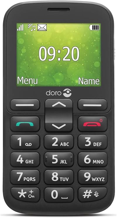 Doro 1380 Unlocked 2G Dual SIM Seniors Phone 2.4 display Assistance Button