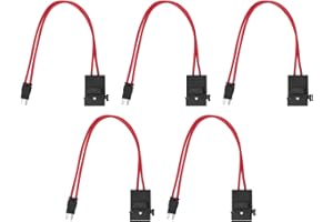 Car Fuse Holder Connector, Thin Professional 16AWG Vehicle Fuse Box Panel Connector Compact Direct Replacement for Test (ACK 