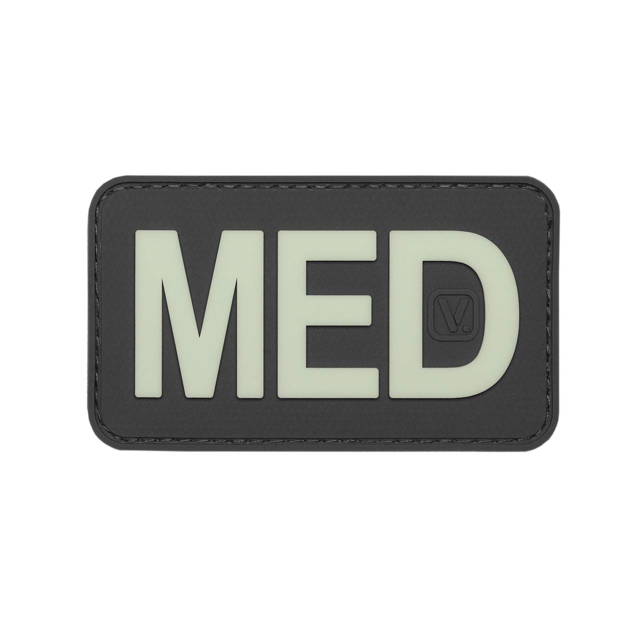 MED' Medical 'SUPER-LUMEN' Glow-In-The-Dark Patch (Wolf Gray)