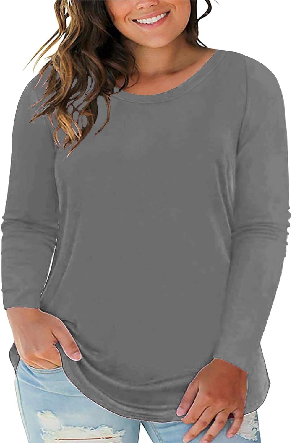 plus size rayon spandex tops